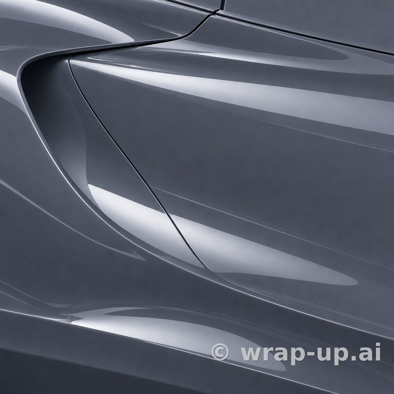 Inozetek Vinyl SG004 Gloss NARDO GRAY vinyl wrap color sample