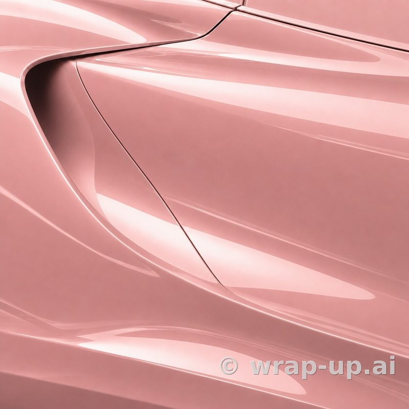 Inozetek Vinyl SG009 Gloss CHERRY BLOSSOM vinyl wrap color sample
