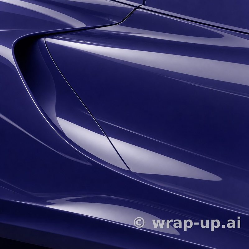 Inozetek Vinyl SG731 Gloss VIOLET vinyl wrap color sample