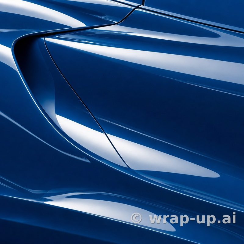 Inozetek Vinyl SG732 Gloss LAGUNA BLUE vinyl wrap color sample