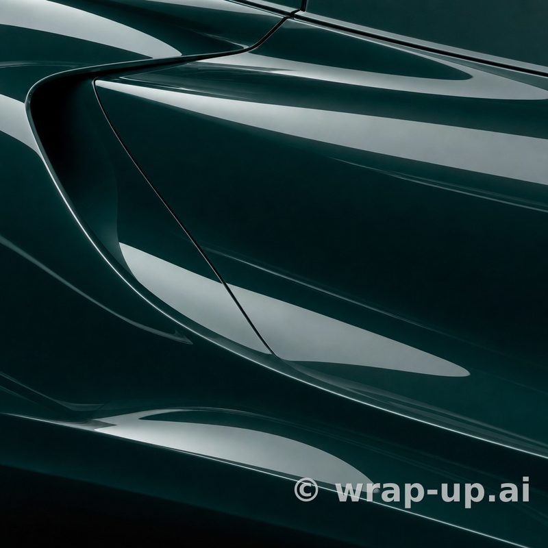 Inozetek Vinyl SG733 Gloss SLATE GRAY vinyl wrap color sample