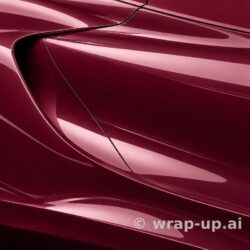 Inozetek Vinyl SG738 Gloss RUBY STAR vinyl wrap color sample