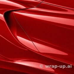 Inozetek Vinyl SG739 Gloss CORSA RED vinyl wrap color sample