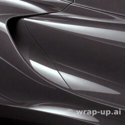 Inozetek Vinyl SG741 Gloss STAPLE PIGEON GRAY vinyl wrap color sample