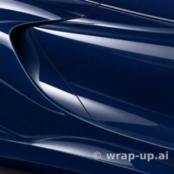 Inozetek Vinyl SG742 Gloss NAVY BLUE vinyl wrap color sample