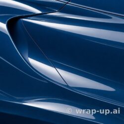 Inozetek Vinyl SG743 Gloss NARWHAL BLUE vinyl wrap color sample