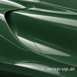 Inozetek Vinyl SG745 Gloss OLIVE GREEN vinyl wrap color sample