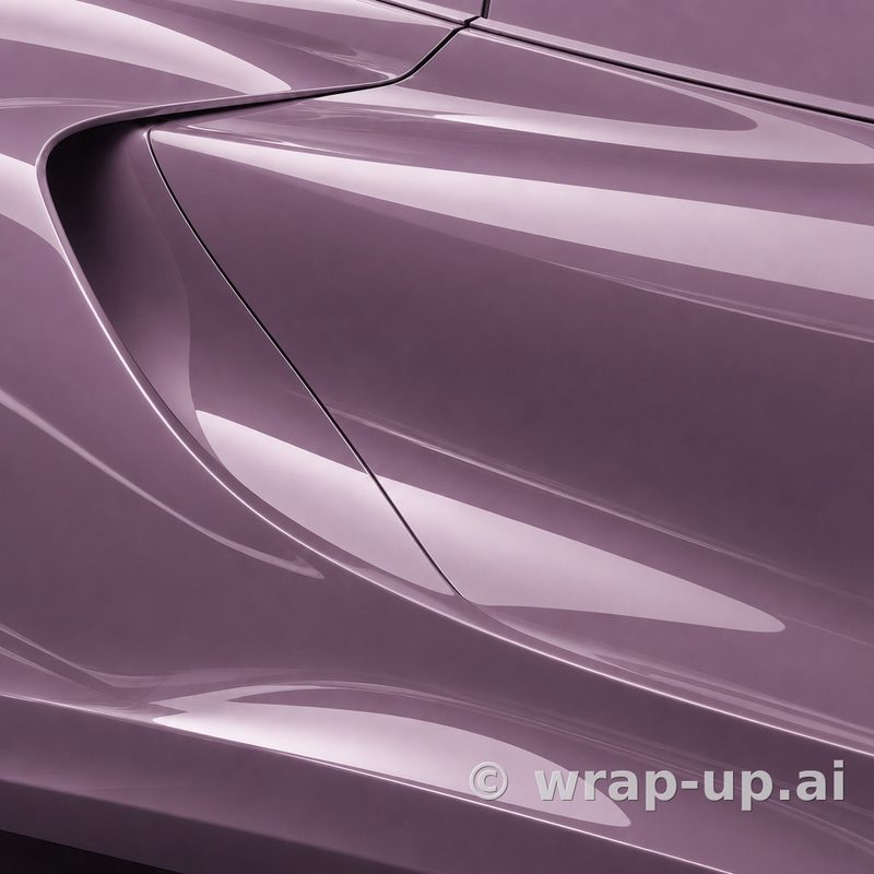 Inozetek Vinyl SG746 Gloss ROSEWOOD PINK vinyl wrap color sample