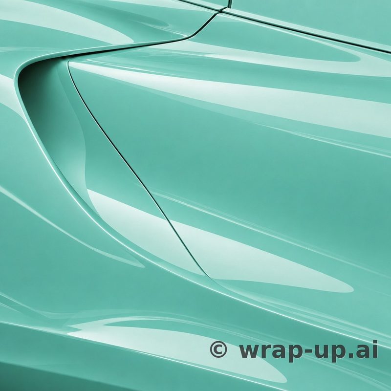 Inozetek Vinyl SG7000 Gloss TIFFANY vinyl wrap color sample