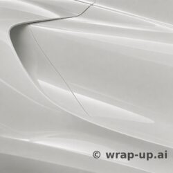 Orafol 970RA 010G glossy white vinyl wrap color sample