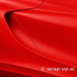 Orafol 970RA 028M Matt Cardinal Red vinyl wrap color sample