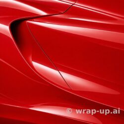 Orafol 970RA 031G glossy red vinyl wrap color sample