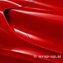 Orafol 970RA 032G glossy light red vinyl wrap color sample