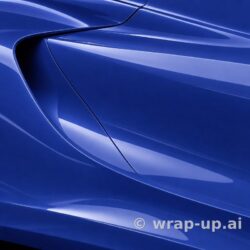 Orafol 970RA 049G Glossy King Blue vinyl wrap color sample