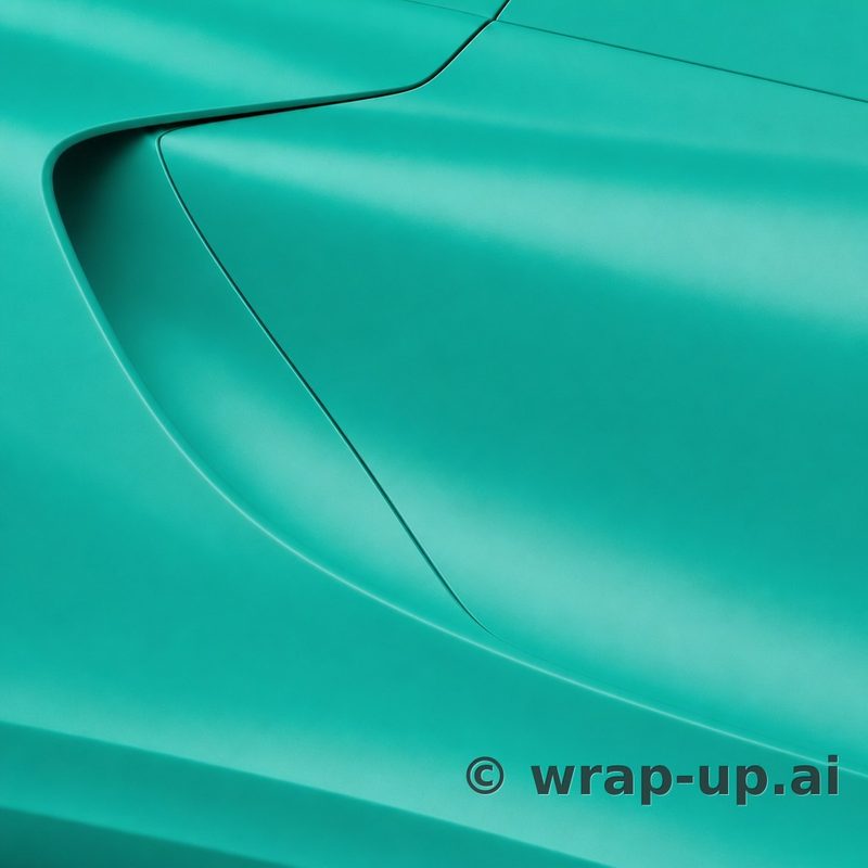 Orafol 970RA 055M Matte Mint vinyl wrap color sample