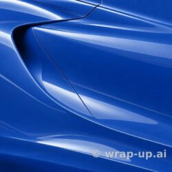 Orafol 970RA 057G glossy traffic blue vinyl wrap color sample