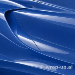 Orafol 970RA 067G glossy blue vinyl wrap color sample