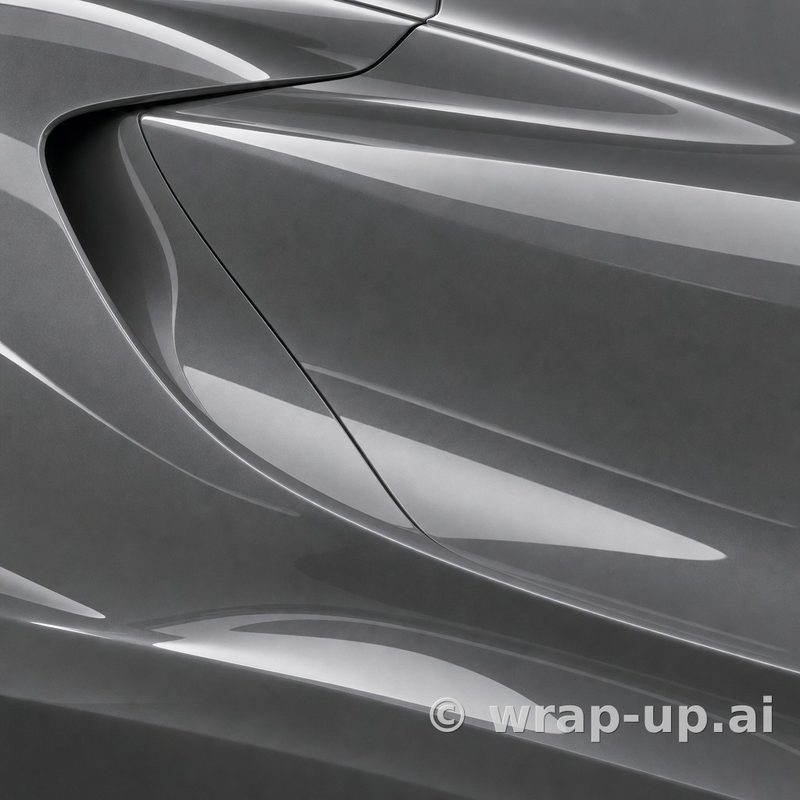 Orafol 970RA 070G glossy black vinyl wrap color sample