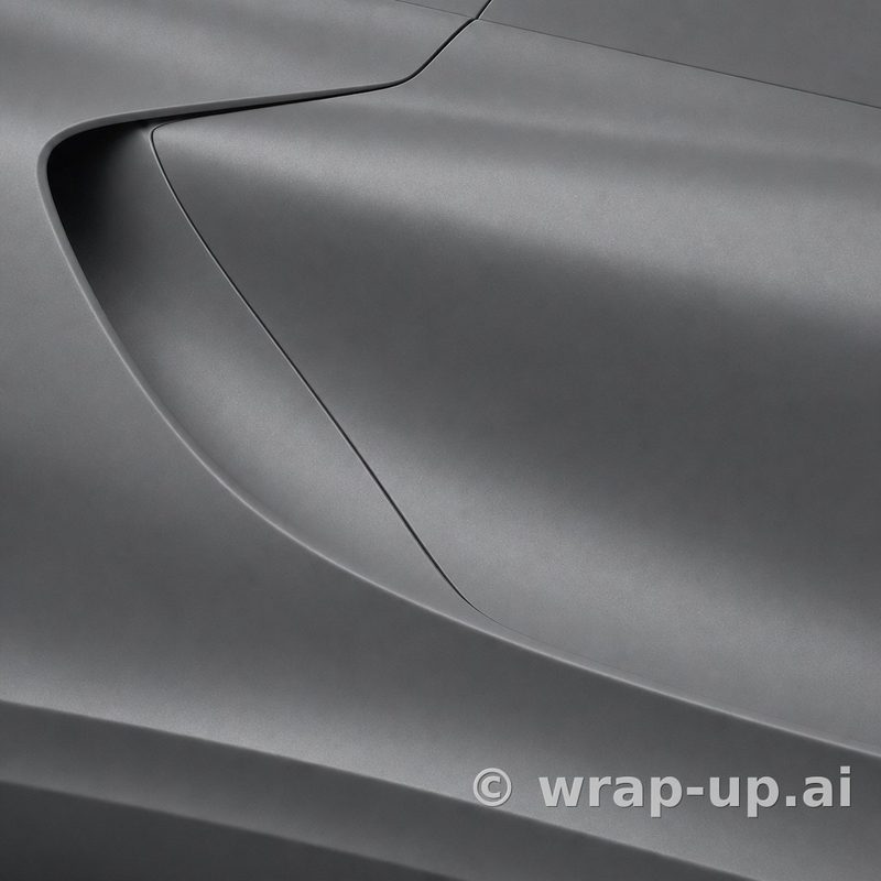 Orafol 970RA 070M Matte Black vinyl wrap color sample