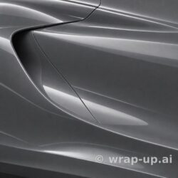 Orafol 970RA 073G glossy dark grey vinyl wrap color sample