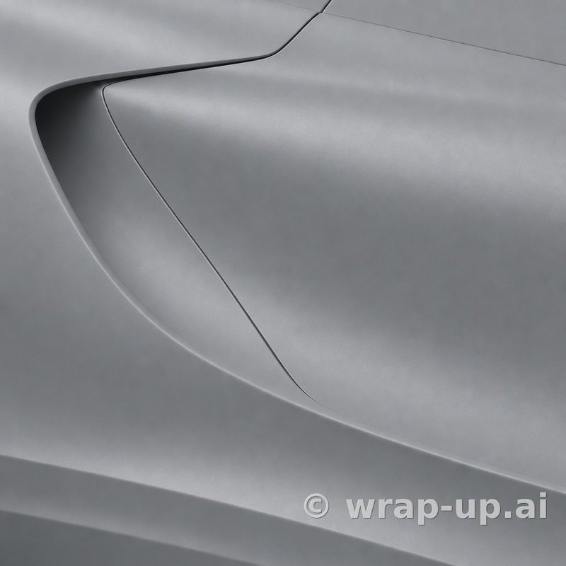 Orafol 970RA 076M Matte telegrey vinyl wrap color sample