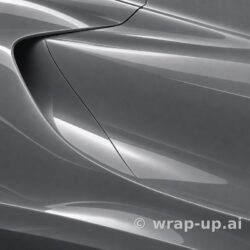 Orafol 970RA 076G glossy telegrey vinyl wrap color sample