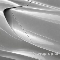 Orafol 970RA 090G glossy silver gray vinyl wrap color sample