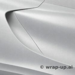 Orafol 970RA 090M Matte Silver Gray vinyl wrap color sample