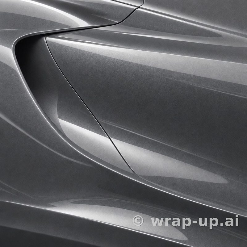 Orafol 970RA 093G glossy anthracite vinyl wrap color sample