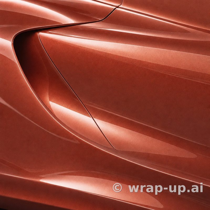Orafol 970RA 100G glossy sunset shift vinyl wrap color sample