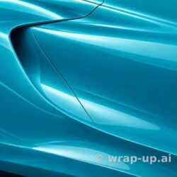Orafol 970RA 172G glossy Turbo Turquoise vinyl wrap color sample