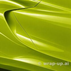 Orafol 970RA 173G glossy citrus fury vinyl wrap color sample