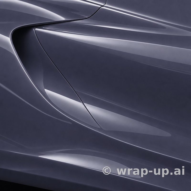Orafol 970RA 178G glossy Baltic blue vinyl wrap color sample