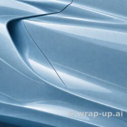 Orafol 970RA 195G glossy dove blue metallic vinyl wrap color sample
