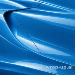 Orafol 970RA 197G glossy azure metallic vinyl wrap color sample