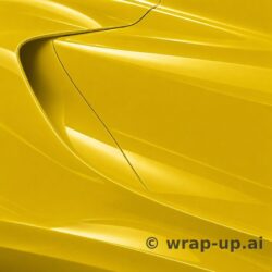 Orafol 970RA 201G glossy crocus yellow vinyl wrap color sample