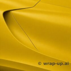 Orafol 970RA 209M Matte Maize Yellow vinyl wrap color sample