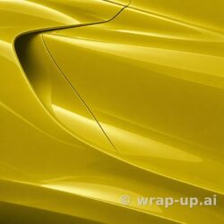 Orafol 970RA 235G glossy canary yellow vinyl wrap color sample