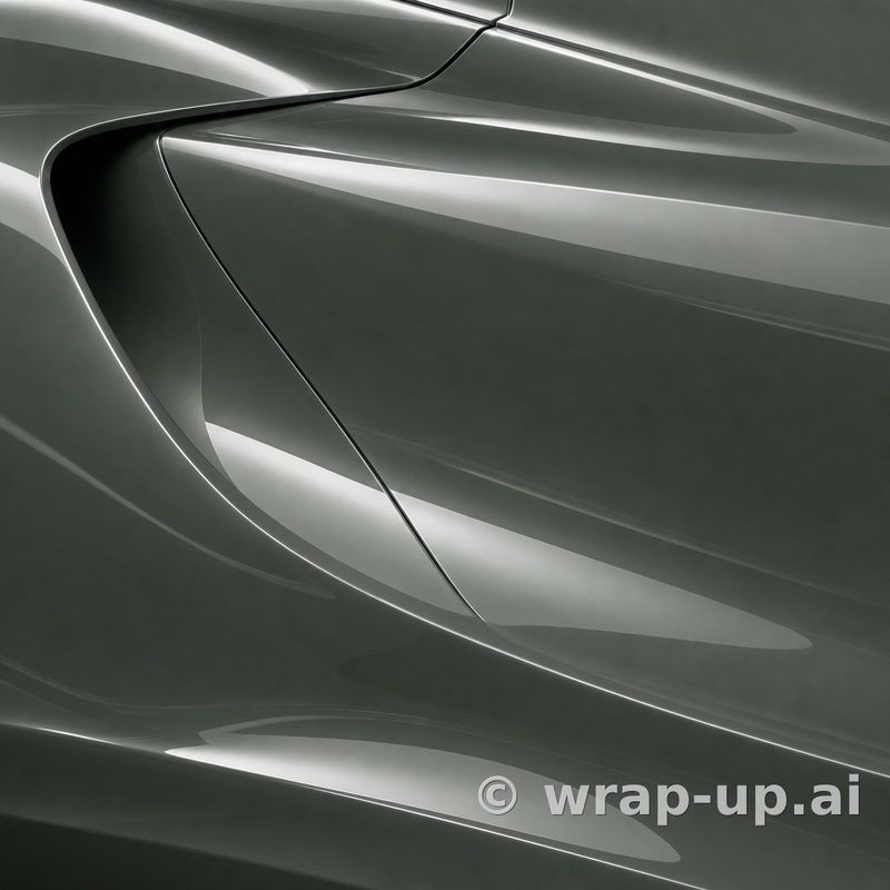 Orafol 970RA 286G glossy bottle green vinyl wrap color sample