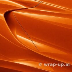 Orafol 970RA 300G glossy Mandarin vinyl wrap color sample