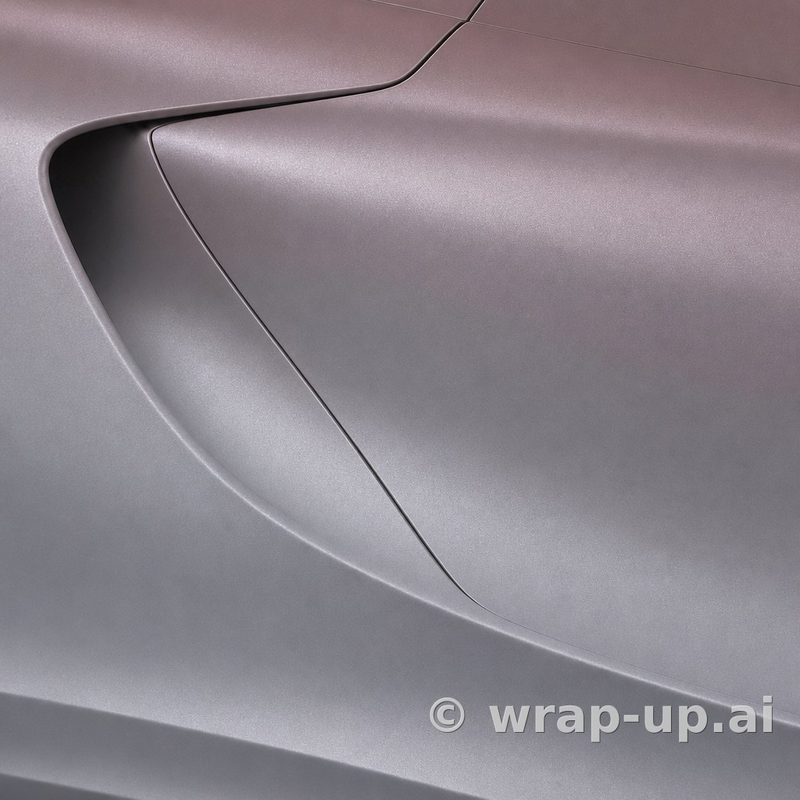 Orafol 970RA 315M Matte Pearl Symphony vinyl wrap color sample