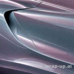 Orafol 970RA 316G glossy Amethyst vinyl wrap color sample