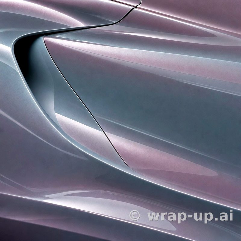 Orafol 970RA 316G glossy Amethyst vinyl wrap color sample