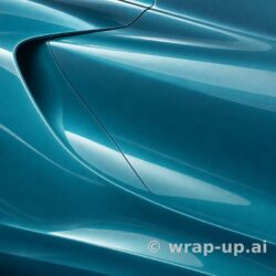 Orafol 970RA 319G glossy ultramarine violet vinyl wrap color sample