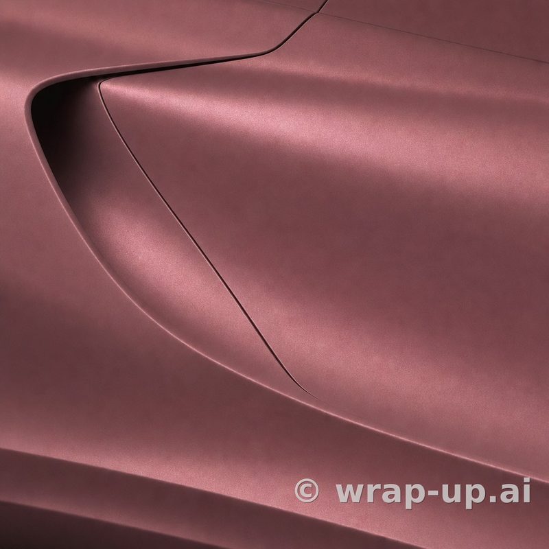 Orafol 970RA 320M Matte Cranberry vinyl wrap color sample