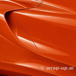Orafol 970RA 363G Glossy Daggi Orange vinyl wrap color sample