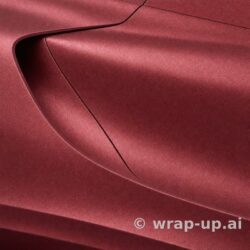 Orafol 970RA 369M Matte Red Brown Metallic vinyl wrap color sample