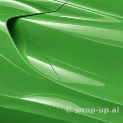 Orafol 970RA 486G Glossy Tree Green vinyl wrap color sample