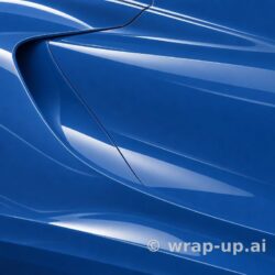Orafol 970RA 544G Glossy Indigo Blue vinyl wrap color sample