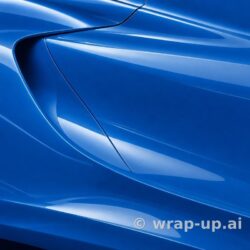 Orafol 970RA 547G Glossy Fjord Blue vinyl wrap color sample